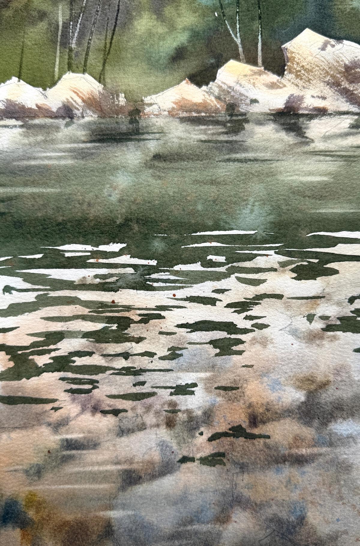 Example work from Seascapes in watercolor 