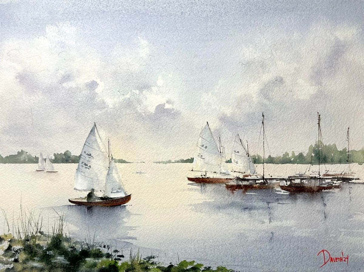 Example work from Zomerverhalen in aquarel