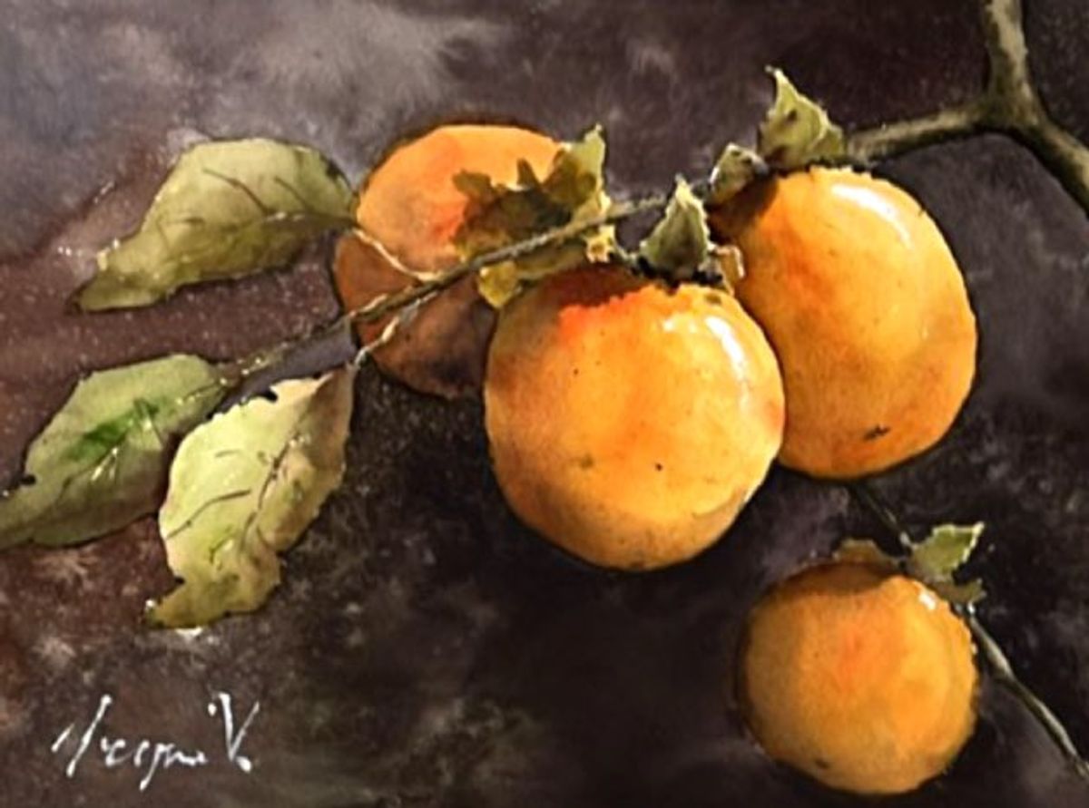 Example work from Zomerverhalen in aquarel