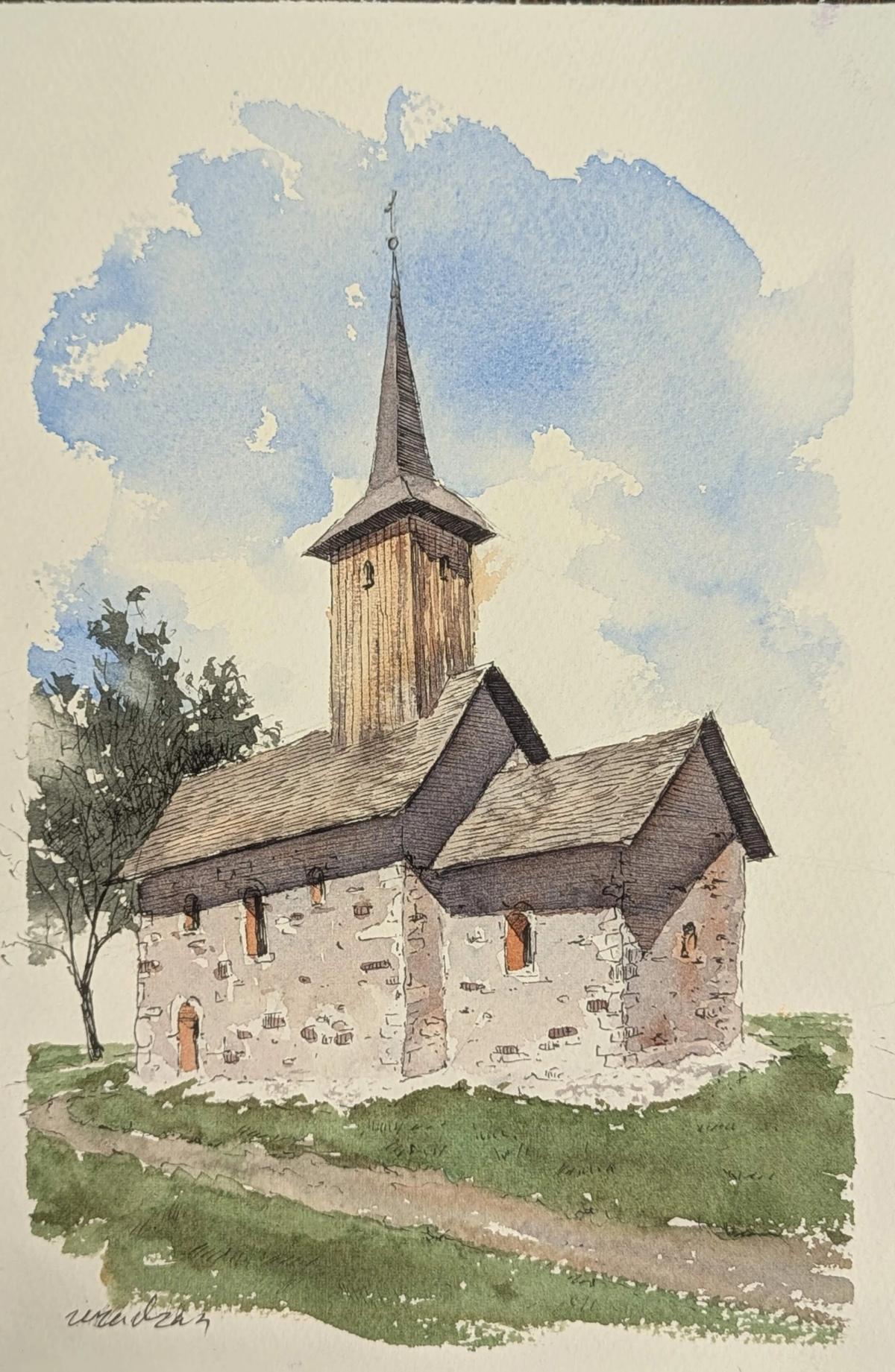 Example work from Architecture Sketching I