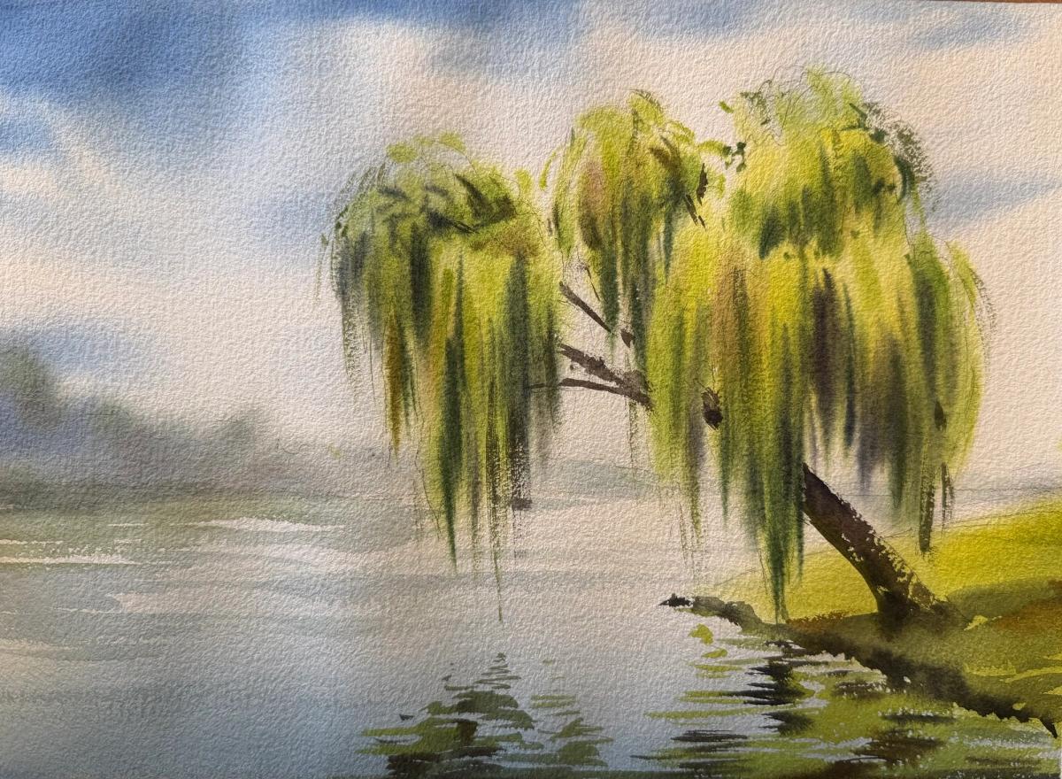 Student work from Trees and Forest in Watercolor