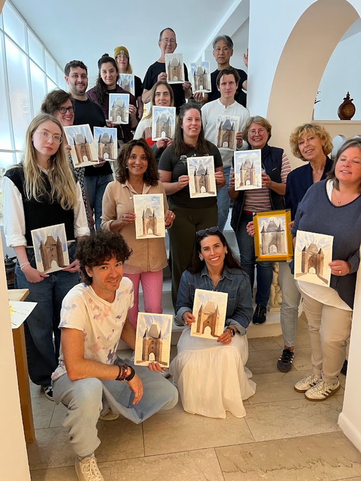 Student work from Architecture Sketching (8 Weeks)