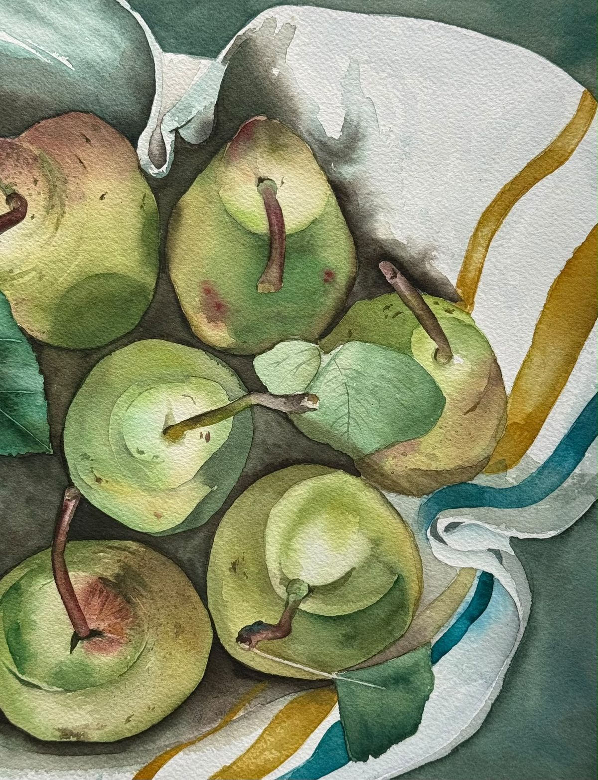 Example work from Autumn in Watercolor