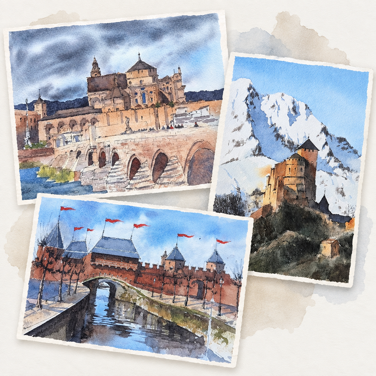 Sketching European Castles & Fortresses