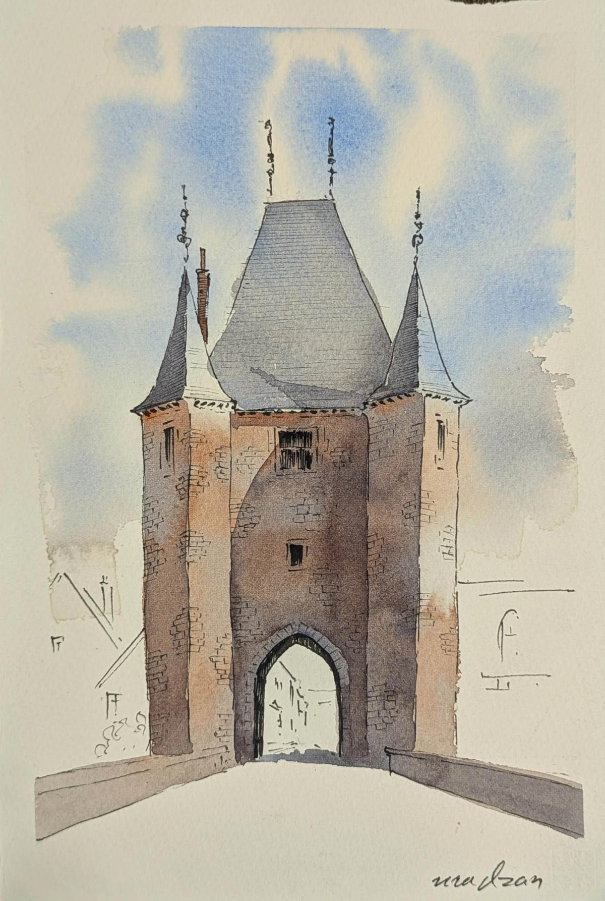 Example work from Architecture Sketching I