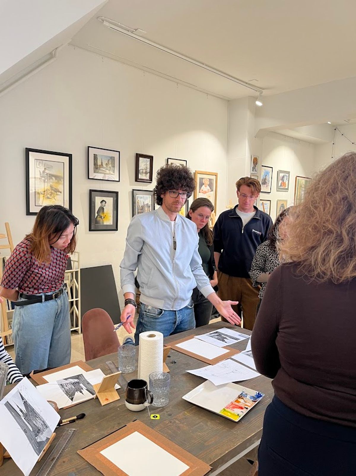 Student work from Architecture Sketching (8 Weeks)