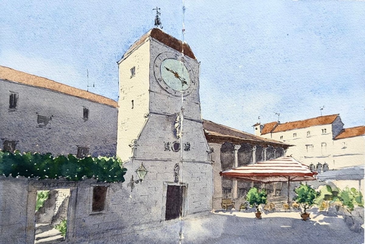 Example work from Sketching European Castles & Fortresses