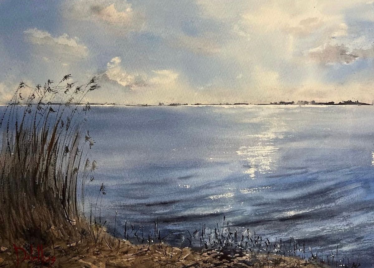 Example work from Watercolor Landscapes Part 2