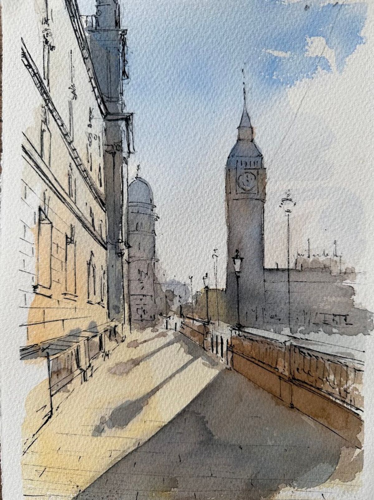 Example work from Architecture Sketching (8 Weeks)