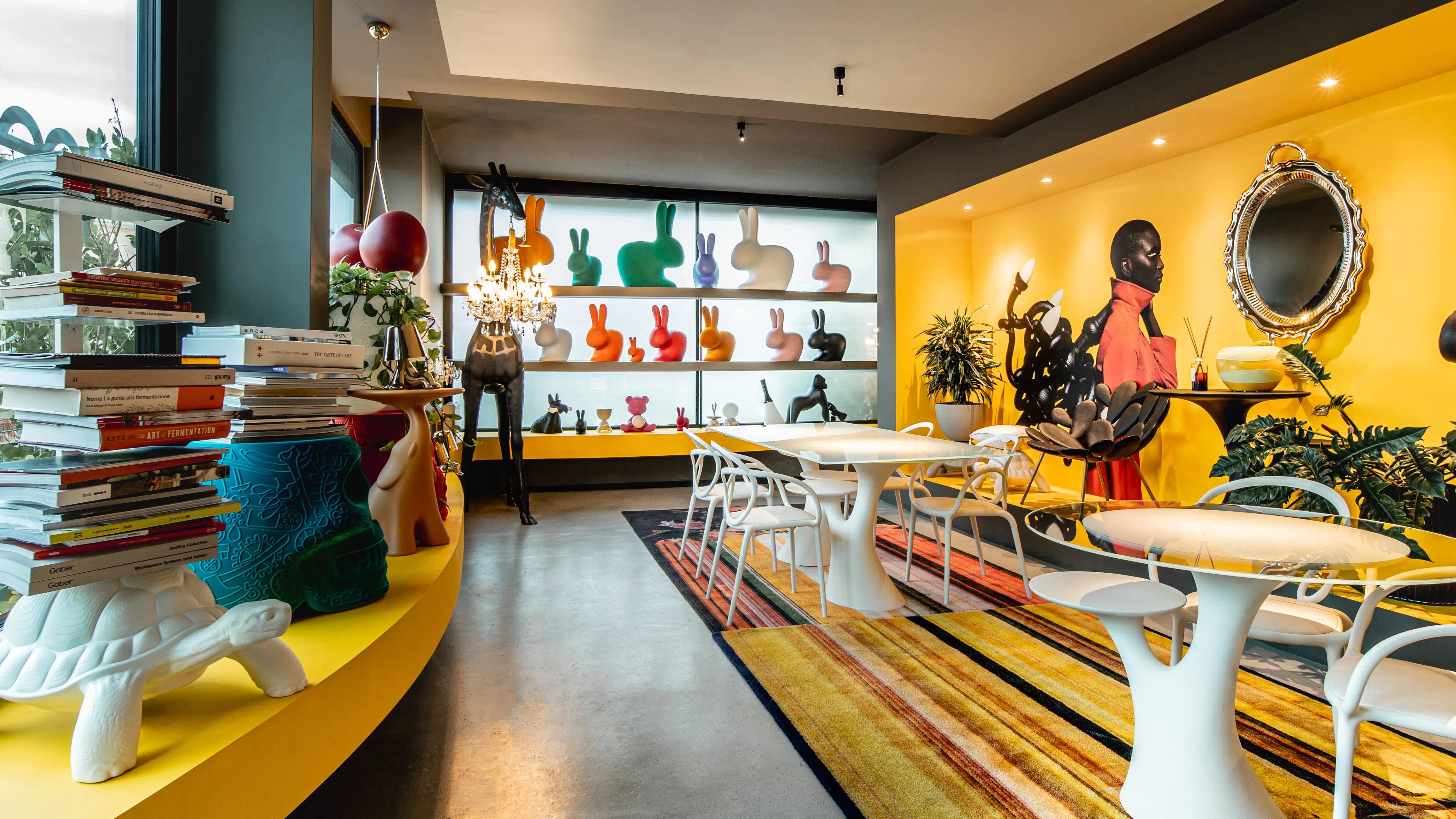 Stanza espositiva di Onde Sign Treviso