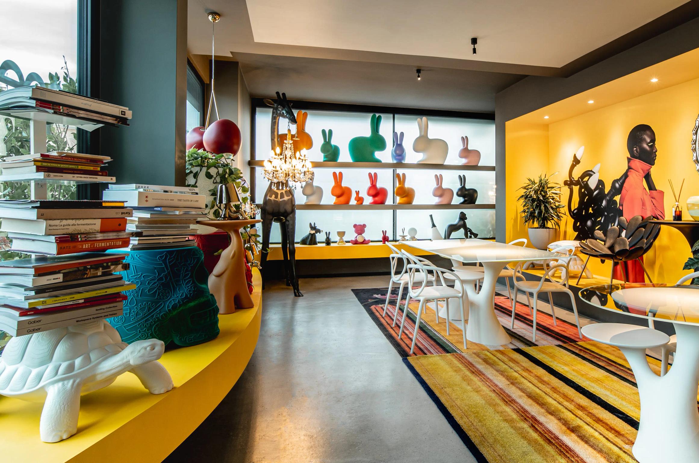 Stanza espositiva di Onde Sign Treviso