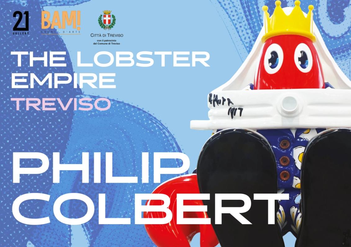 Copertina della mostra di Philip Colbert, The Lobster Empire