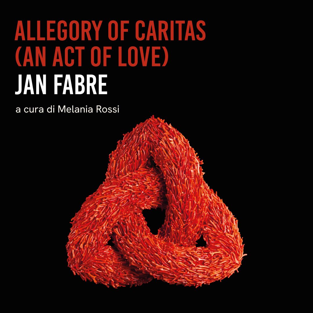 Copertina della mostra di Jan Fabre, Allegory of Caritas (An Act of Love)