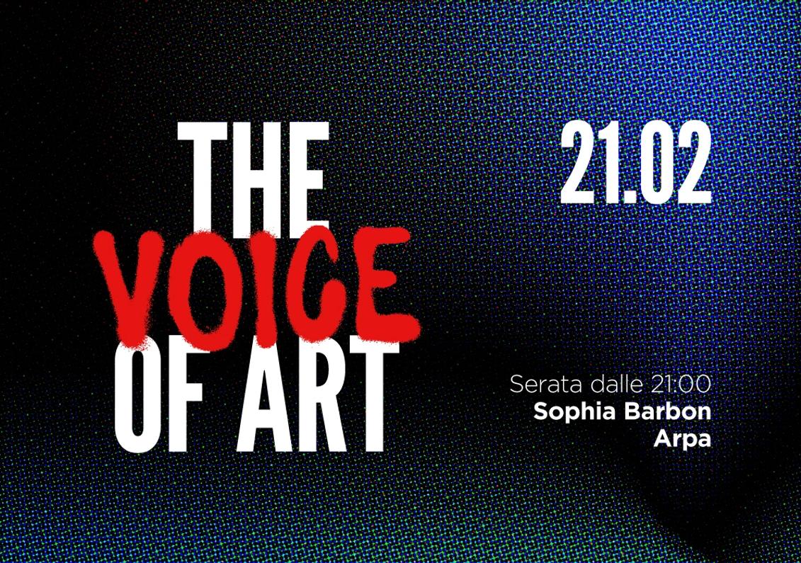 Manifesto di The Voice of Art: Sophia Barbon