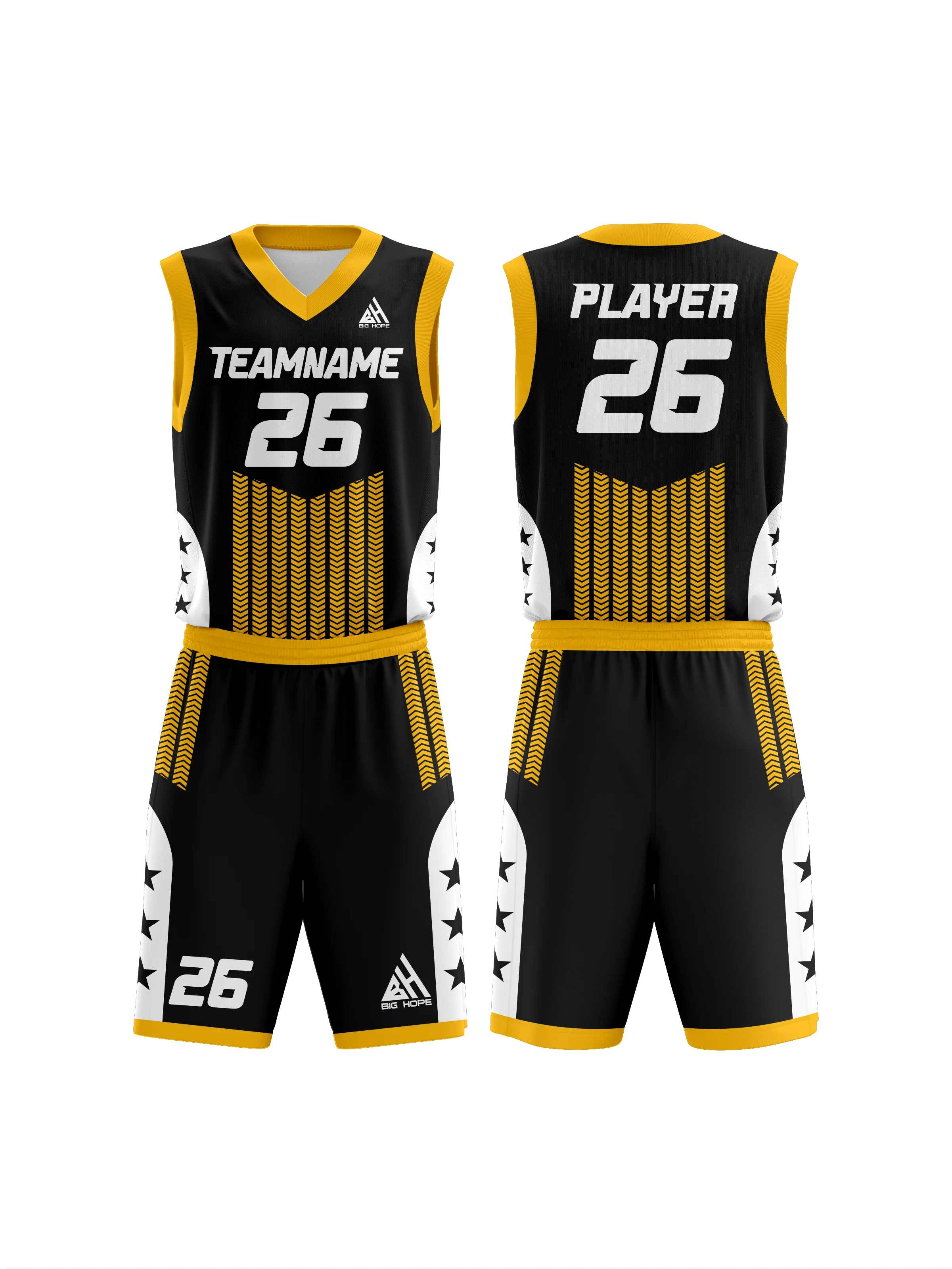 Custom Basketball Uniform view 2