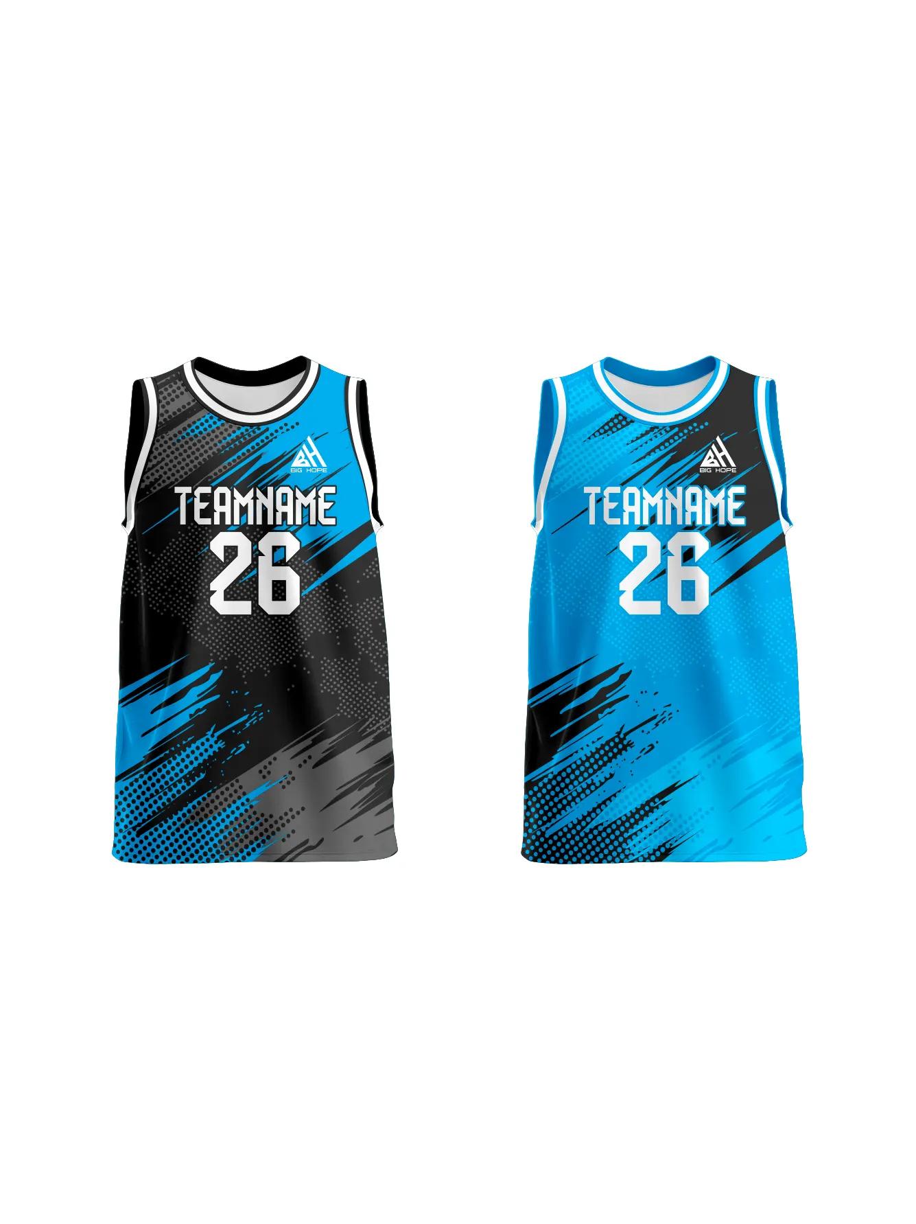 Custom Reversible Basketball Jersey view 6