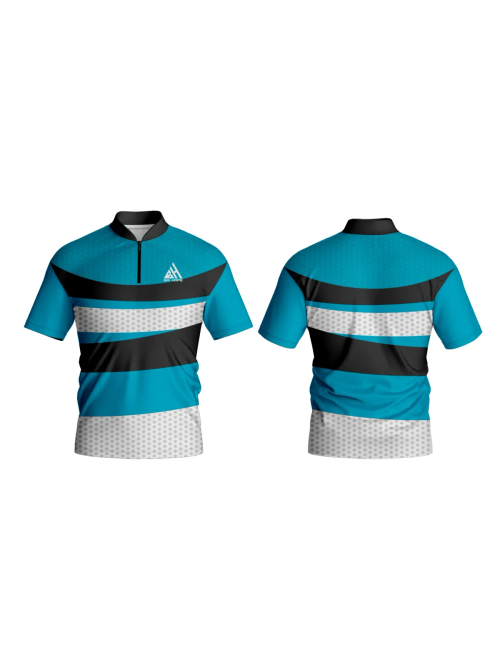 Custom 1/4 Zipper Short Sleeve