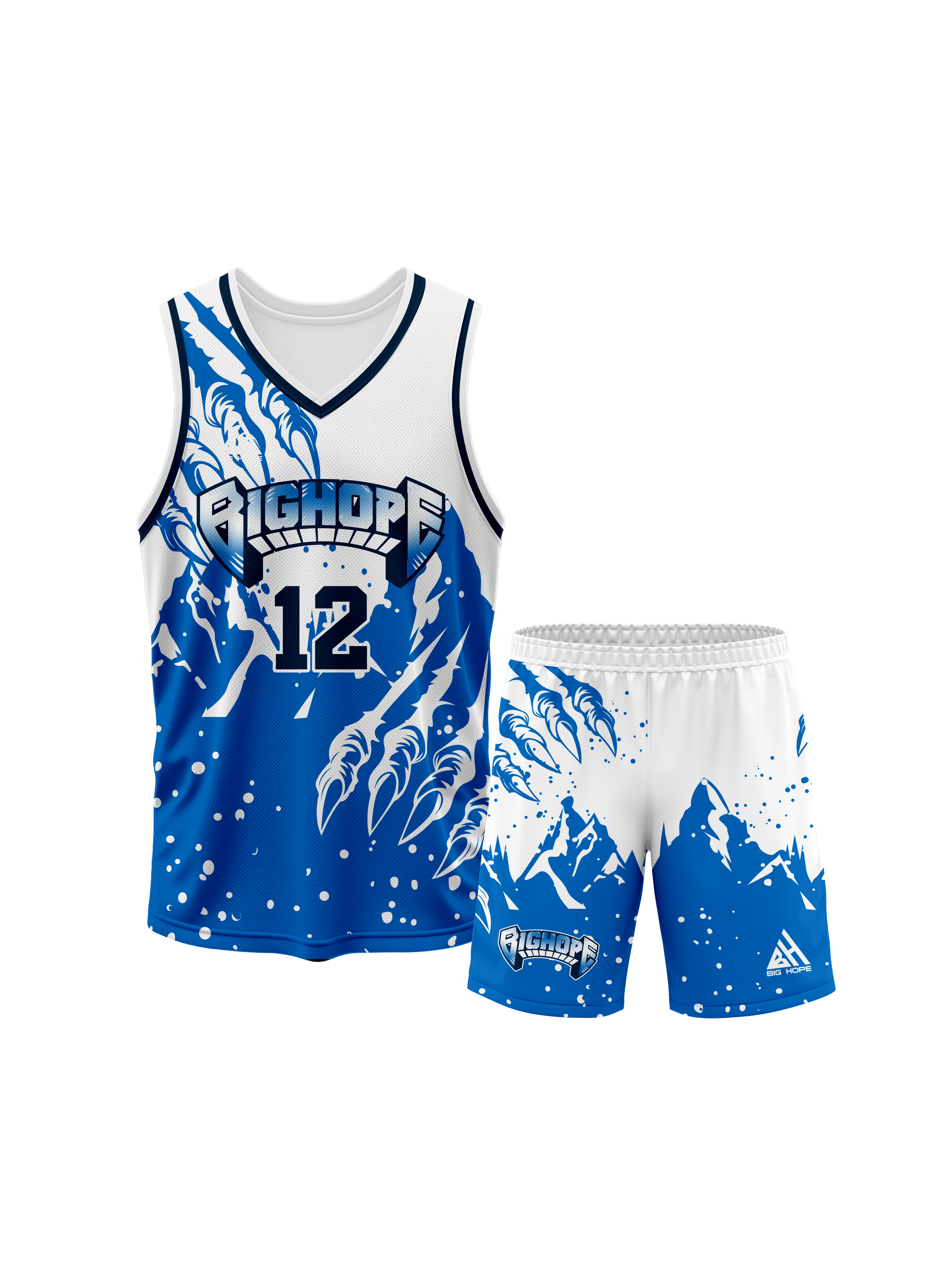 Custom Basketball Uniform view 3
