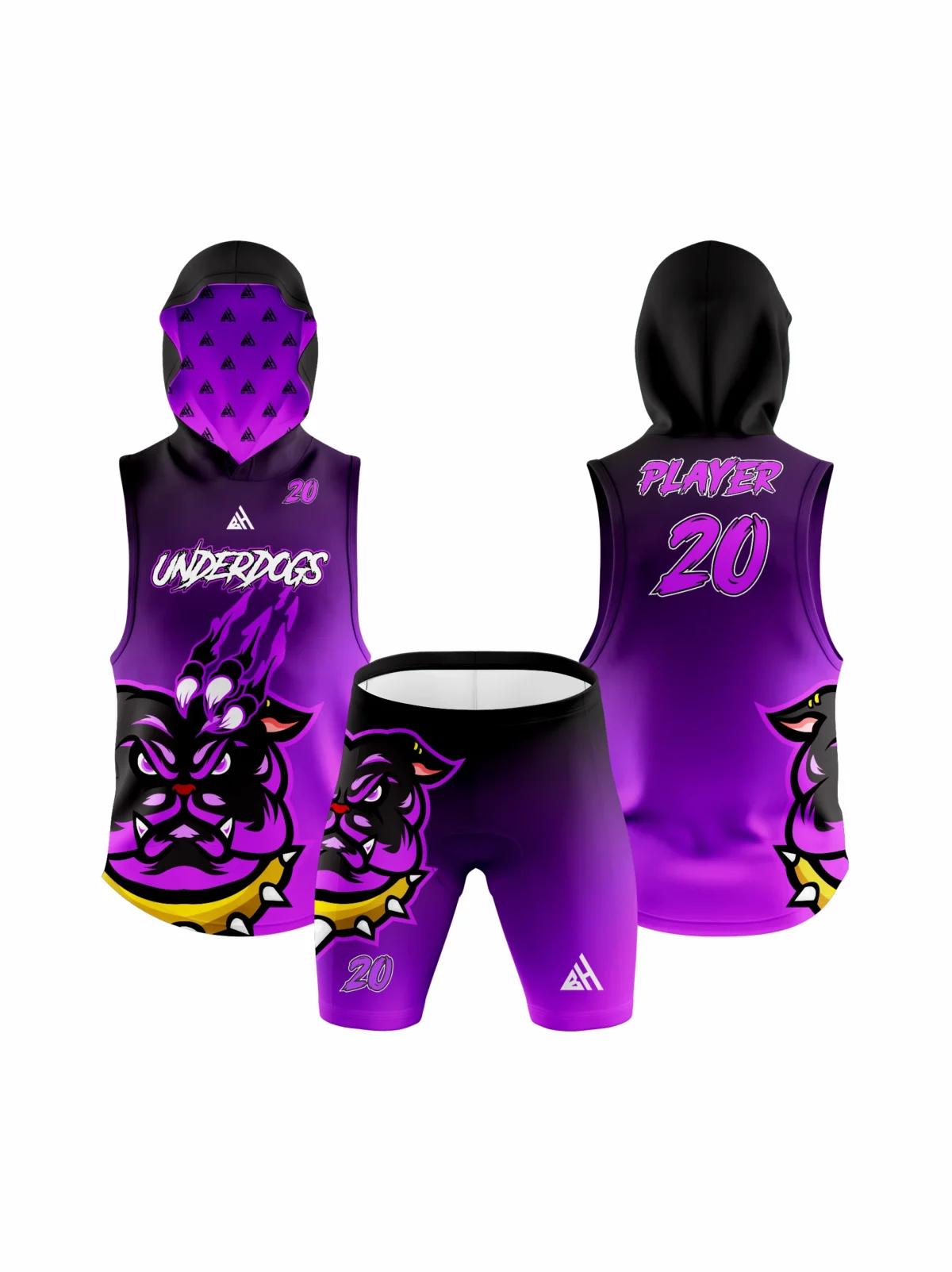 Custom 7v7 Hooded Uniforms view 3