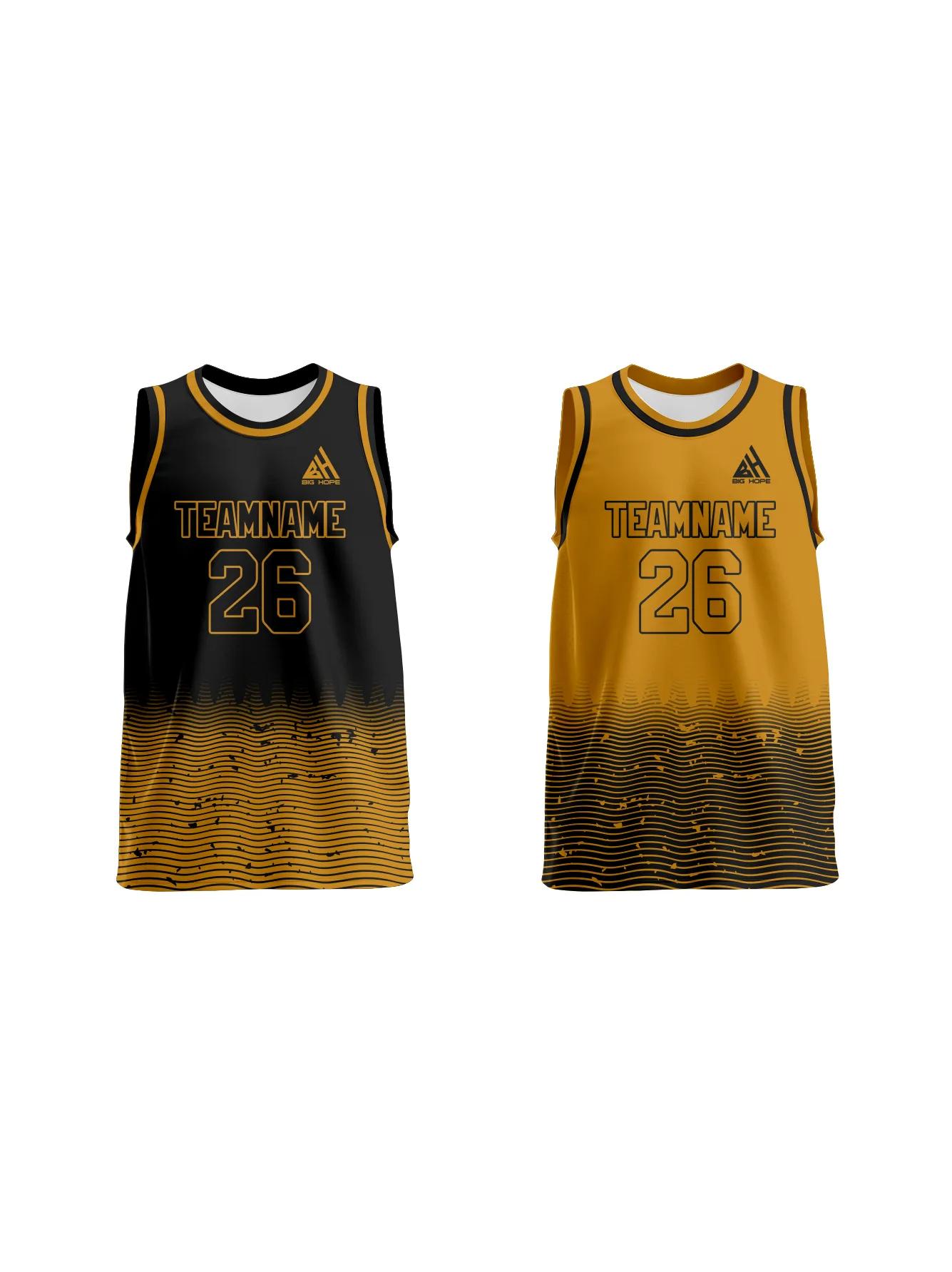 Custom Reversible Basketball Jersey view 3