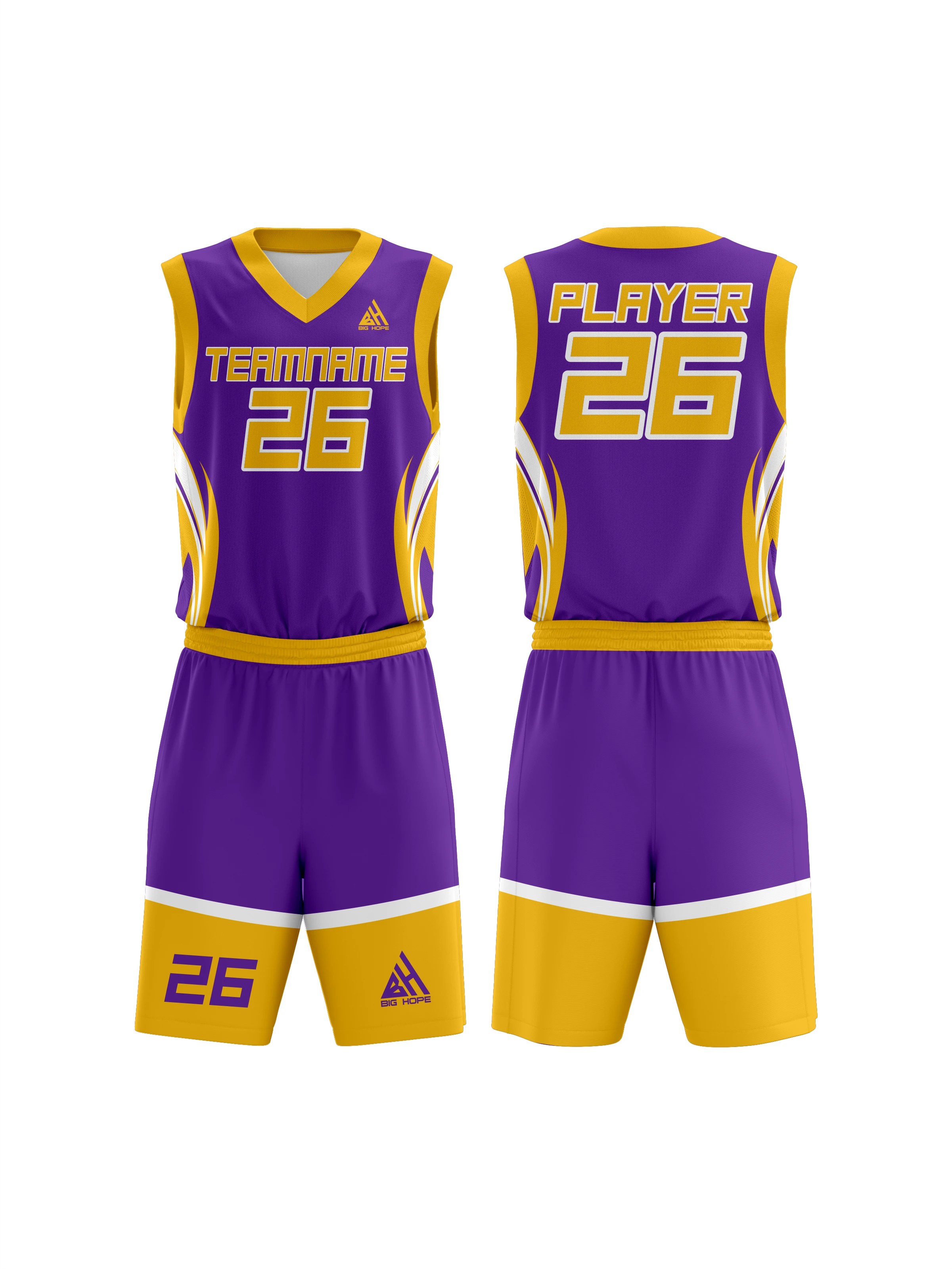 Custom Basketball Uniform view 7
