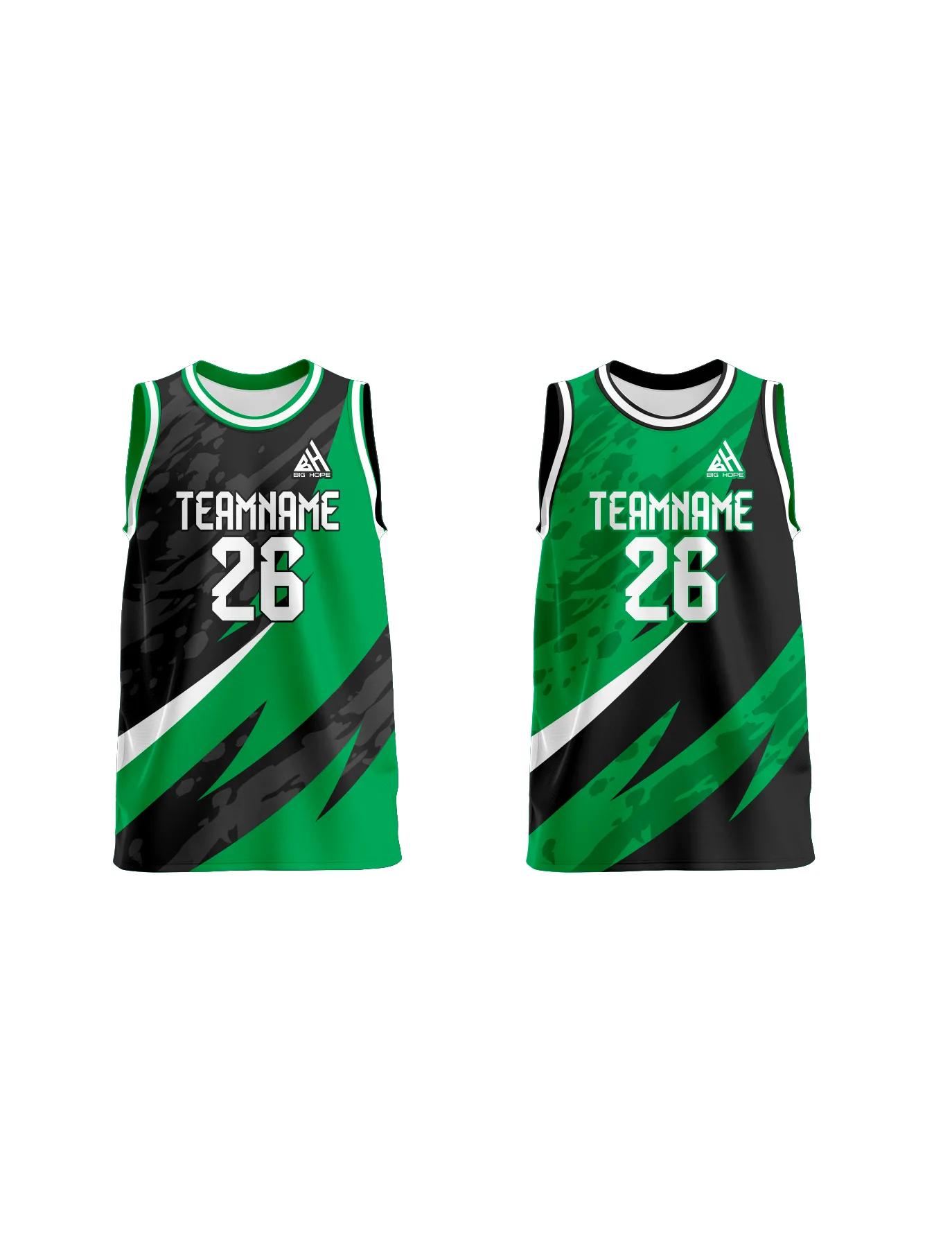 Custom Reversible Basketball Jersey view 7