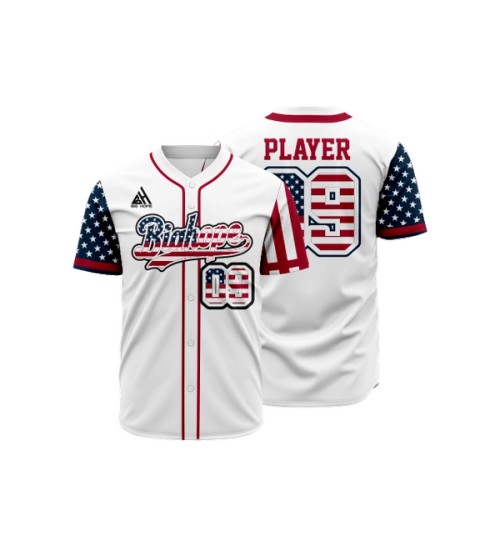 Full Button Baseball Jerseys