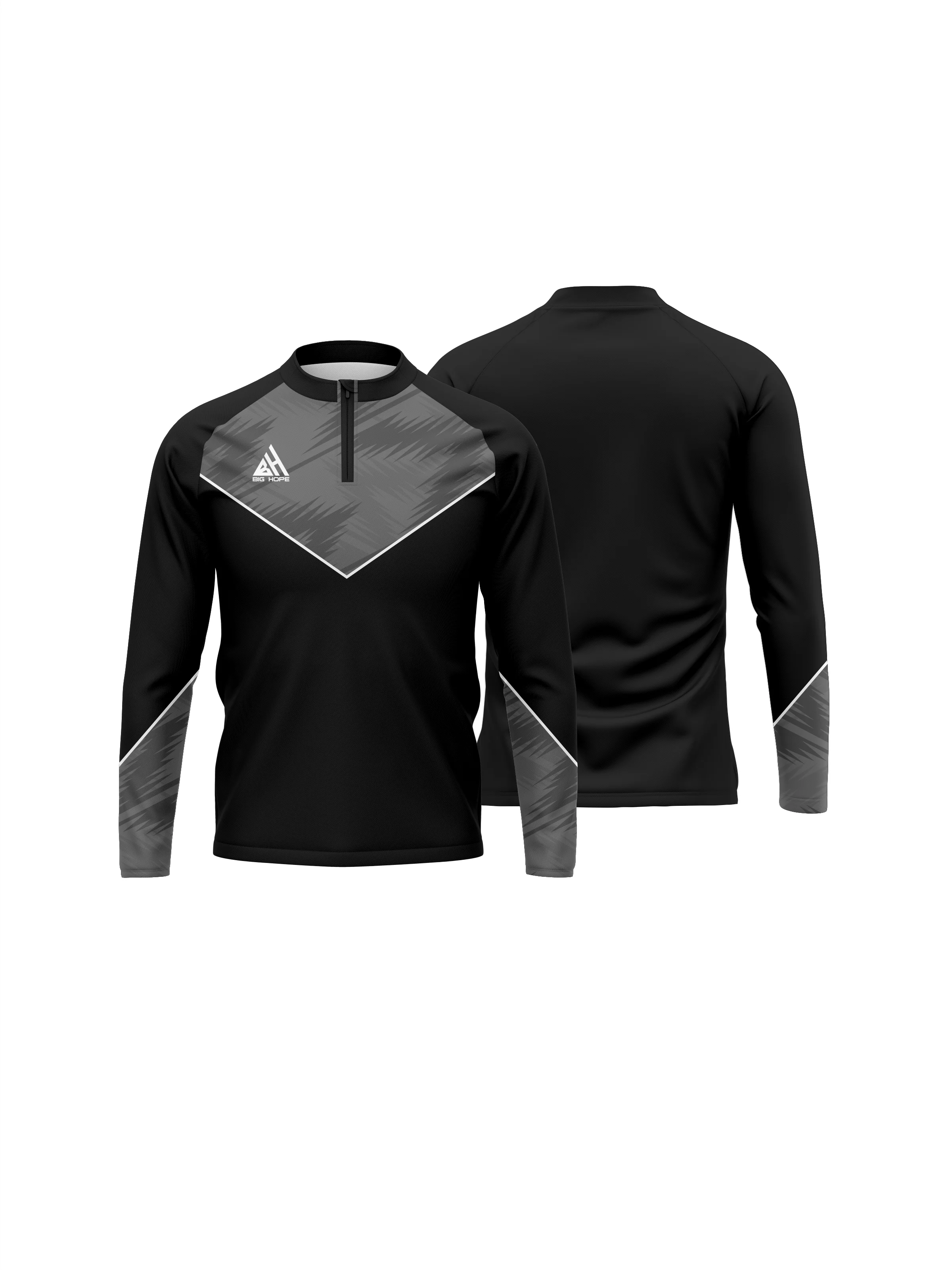 Custom 1/4 Zipper Long Sleeve view 4