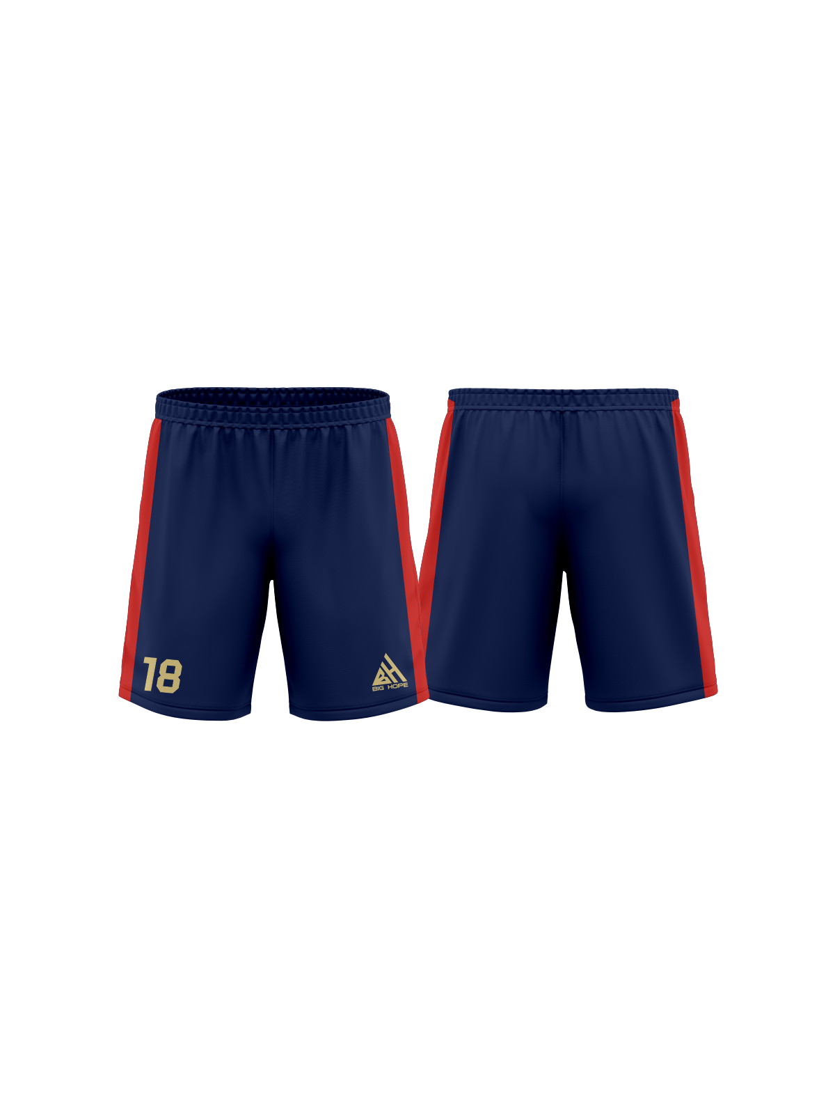Custom Soccer Shorts view 2