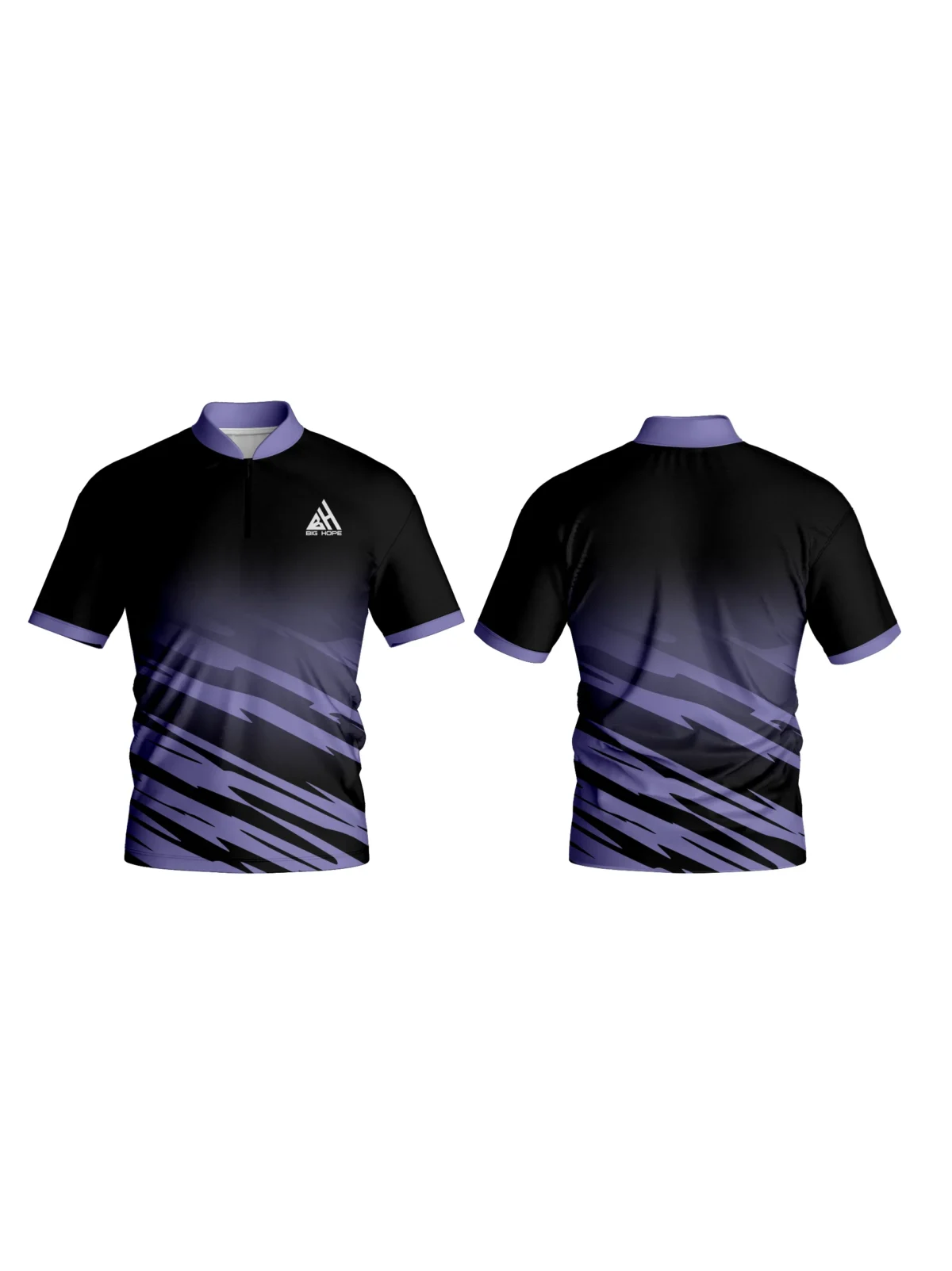 Custom 1/4 Zipper Short Sleeve view 3