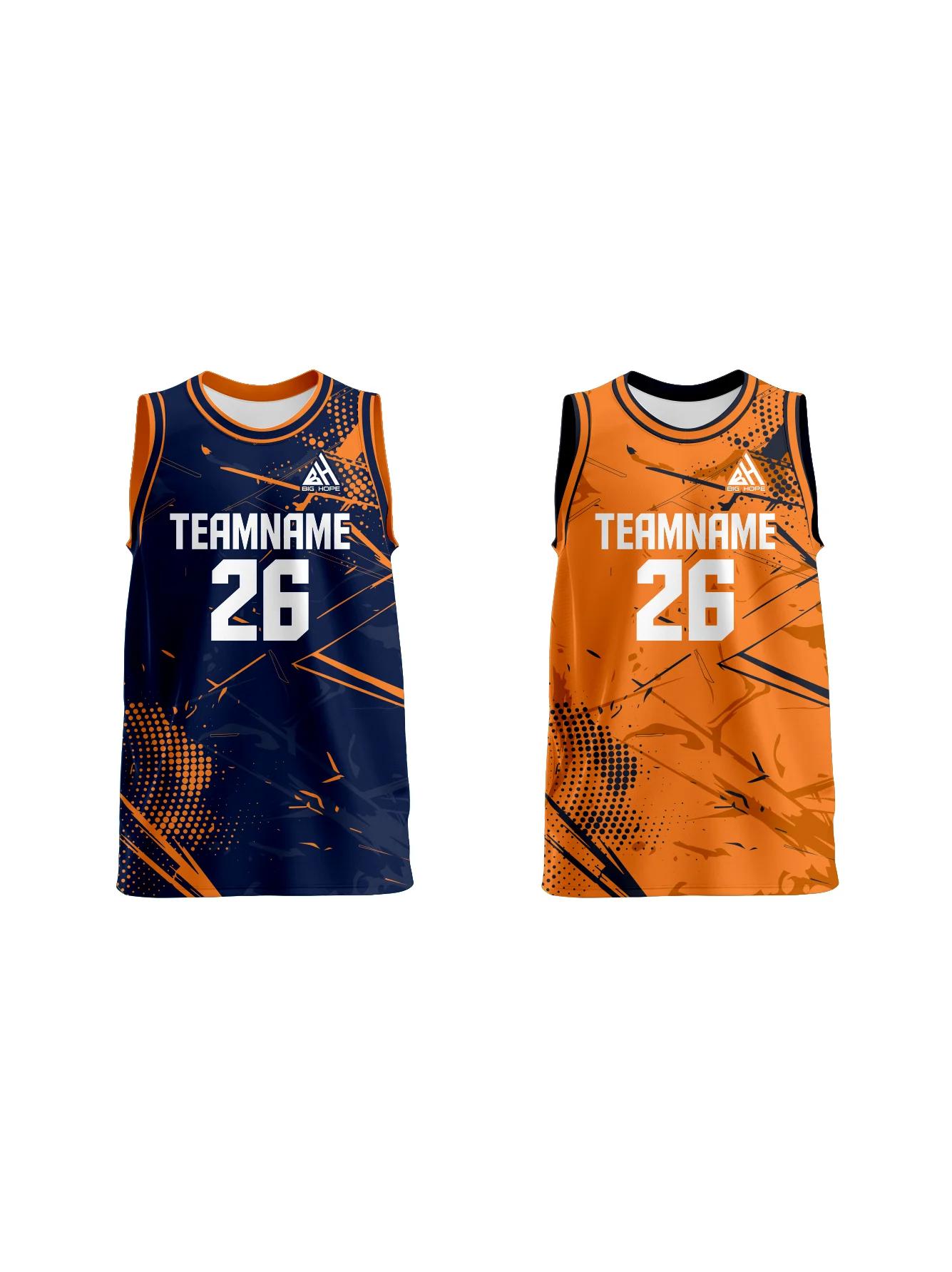 Custom Reversible Basketball Jersey view 5