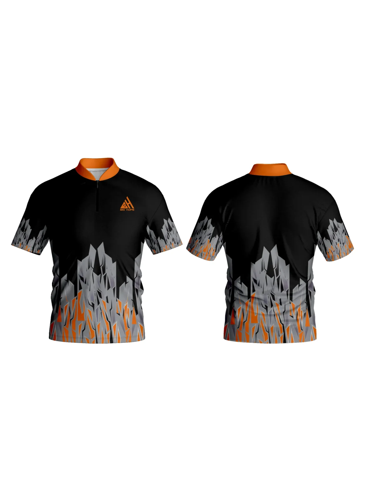 Custom 1/4 Zipper Short Sleeve view 5