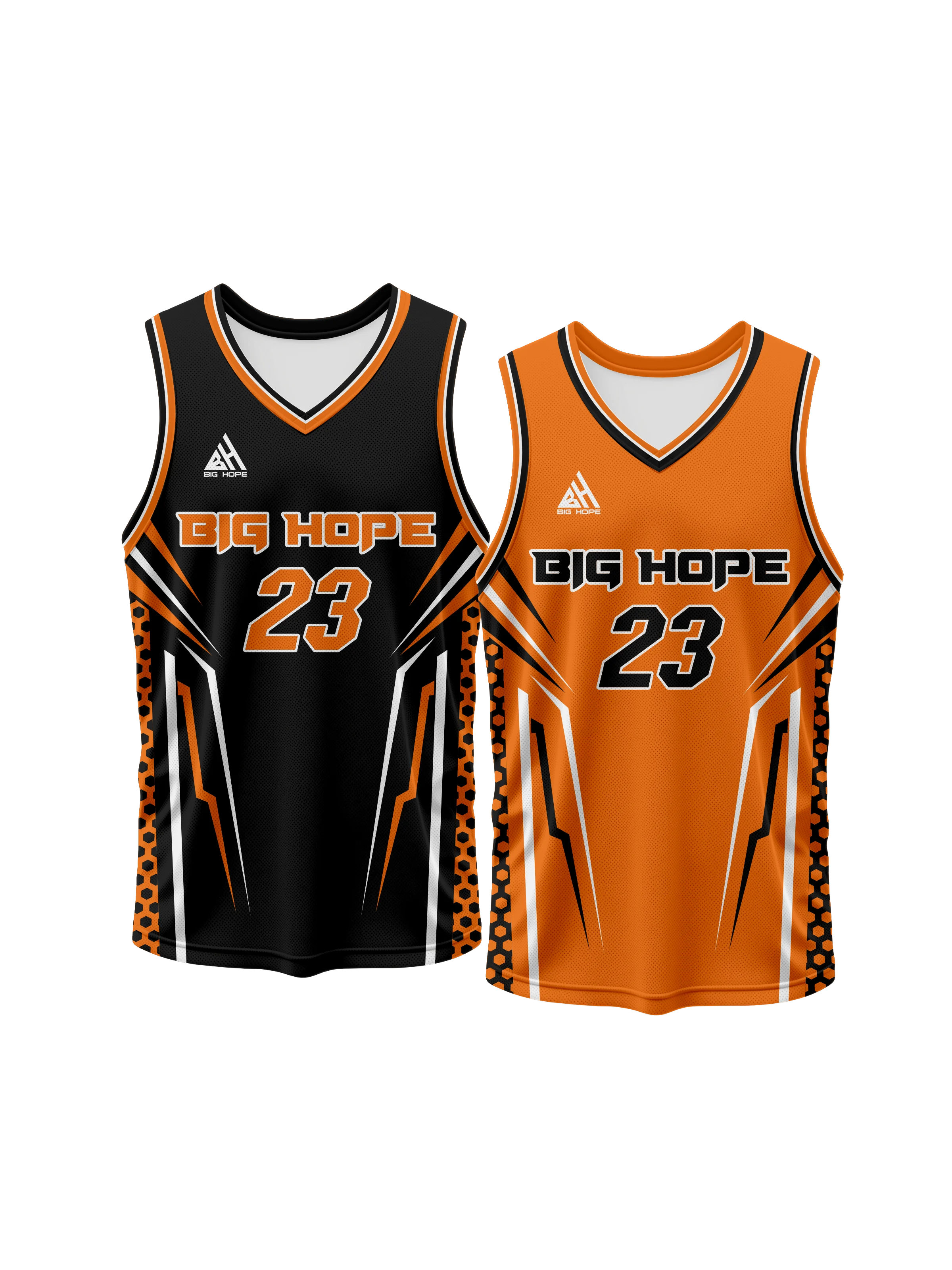 Custom Reversible Basketball Jersey view 7
