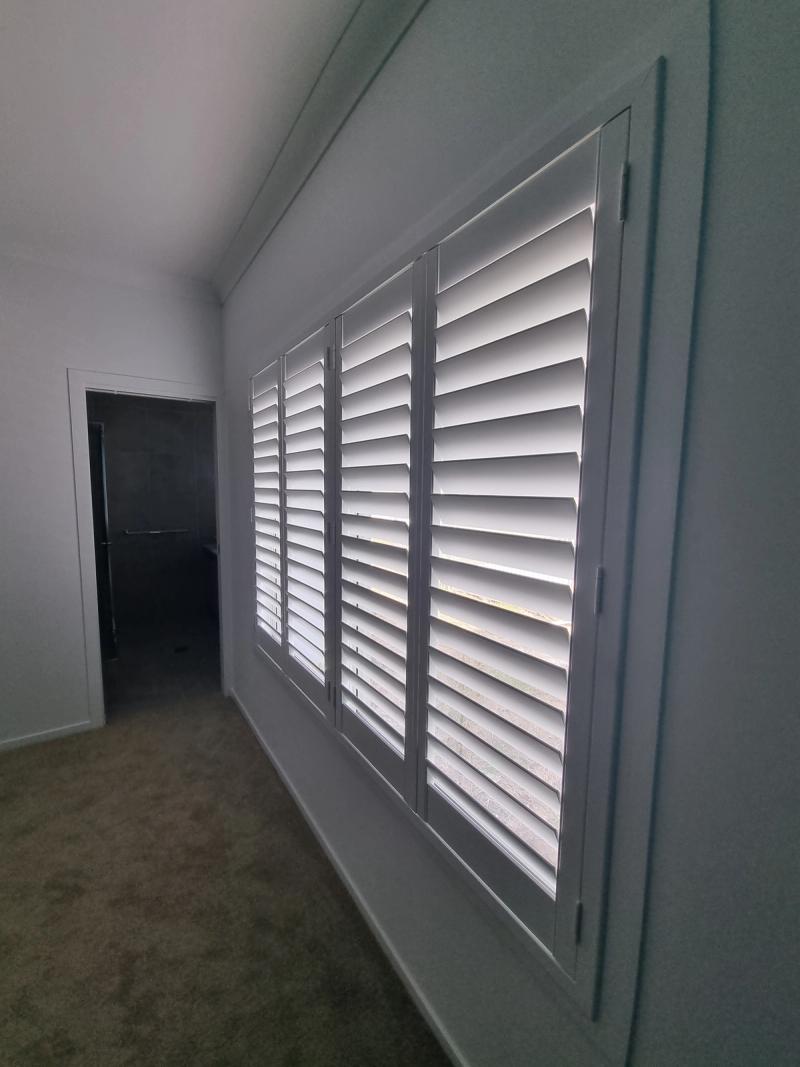 PVC shutter installation Bedroom Shutters