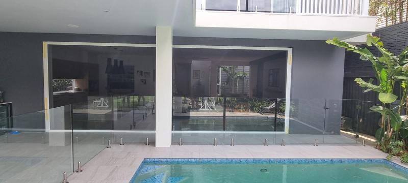 Retractable door screen installation Centor retractable centre joining flyscreen on cavity stacker doors