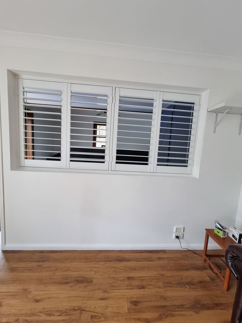 PVC shutter installation Living Room