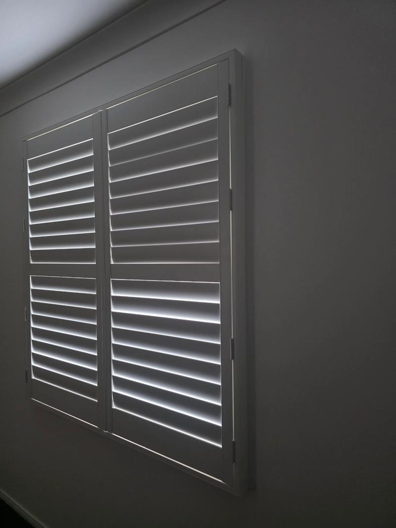 PVC shutter installation Face Fit Shutters