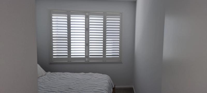 PVC shutter installation Bedroom Shutters