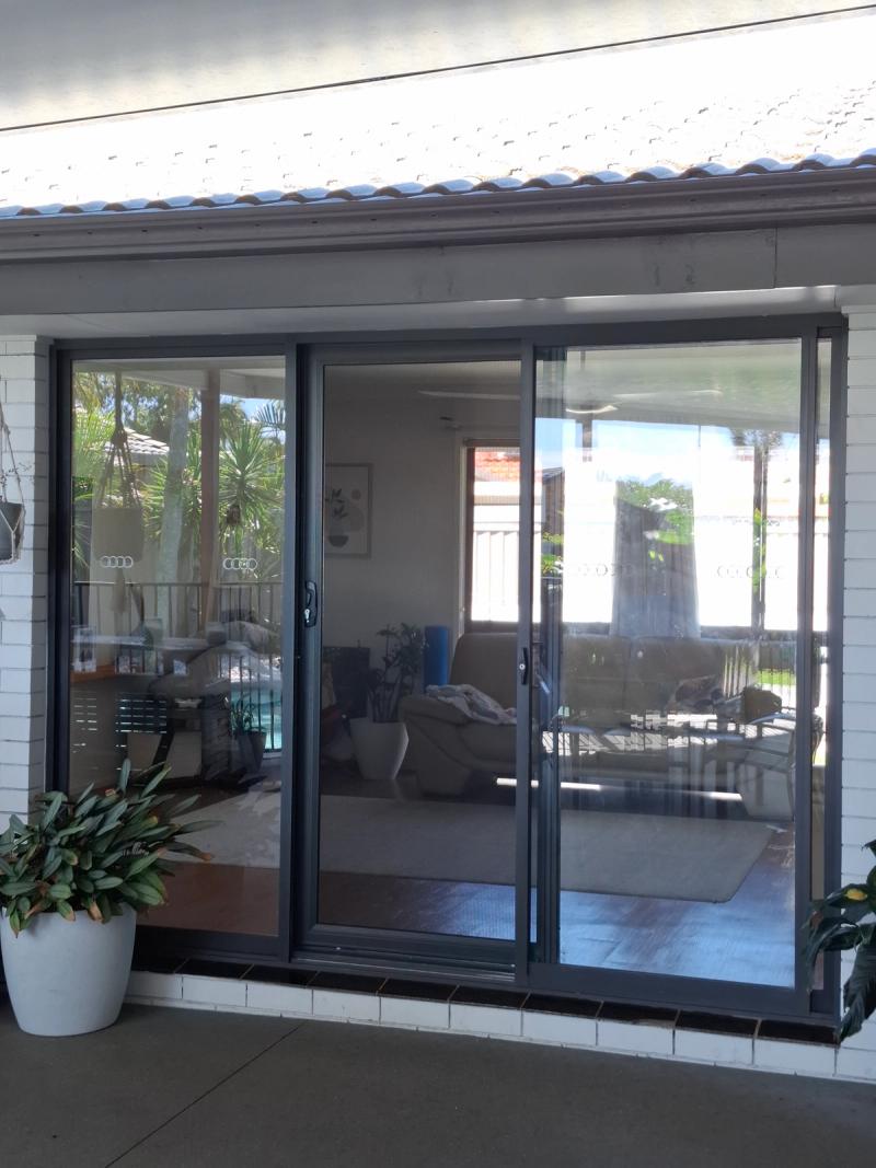 Security door screen installation Living room sliding security screen door