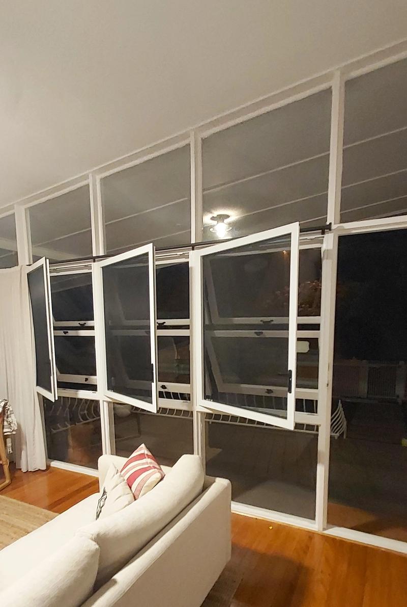 Security screen installation Hinge security screens lounge room