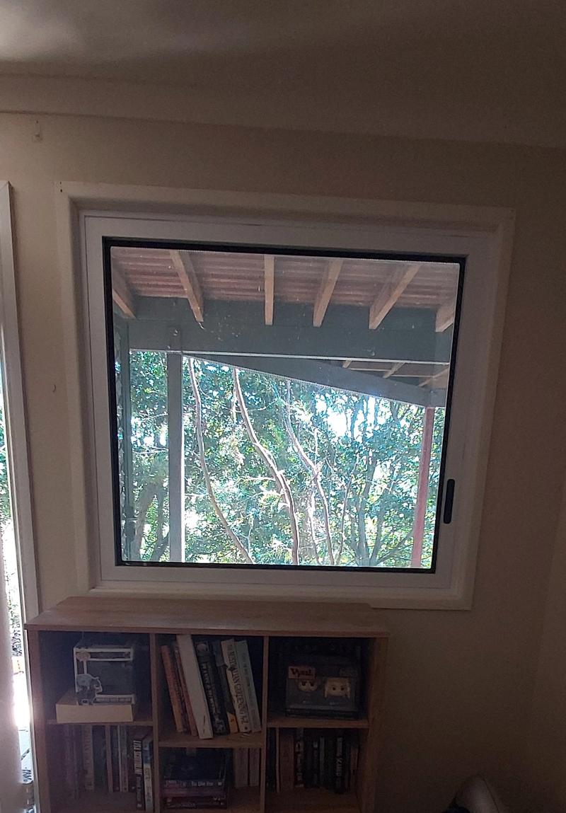 Security screen installation Hinge security screen for rumpus room