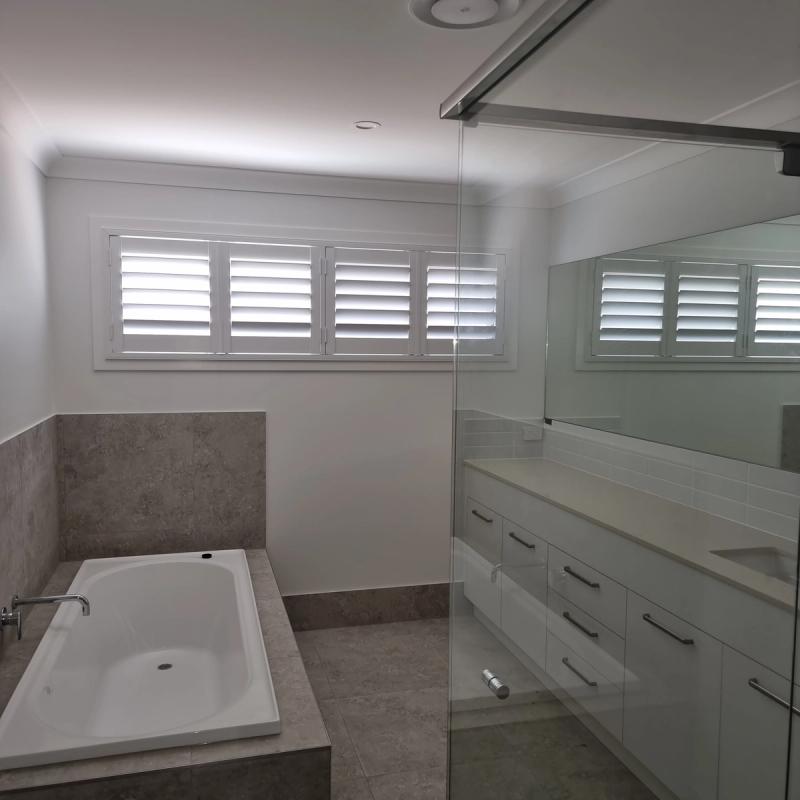 PVC shutter installation Bathroom Install