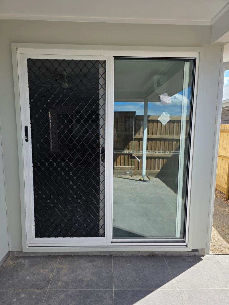 Barrier door screen installation Sliding Barrier Door