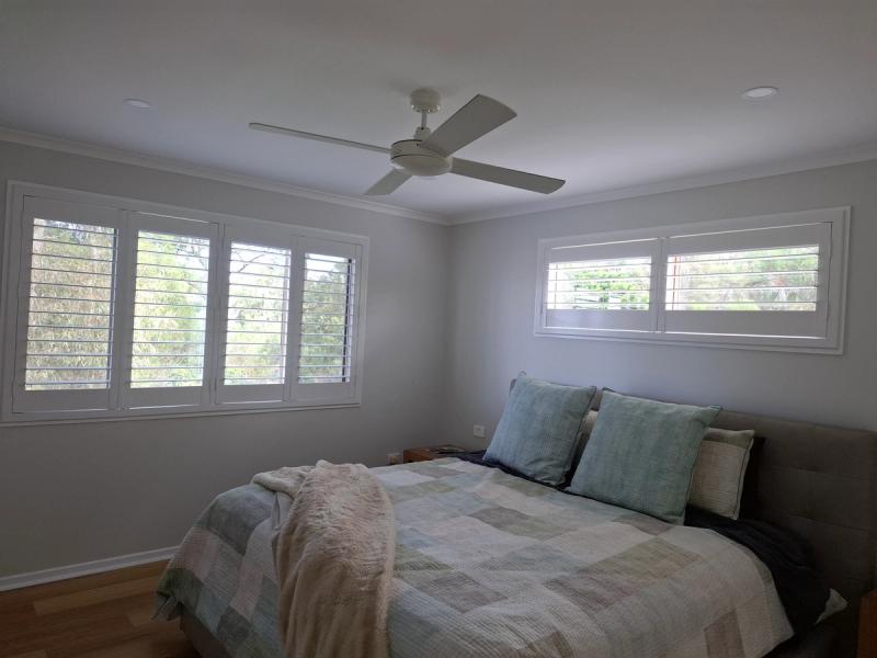 PVC shutter installation Bedroom Shutters