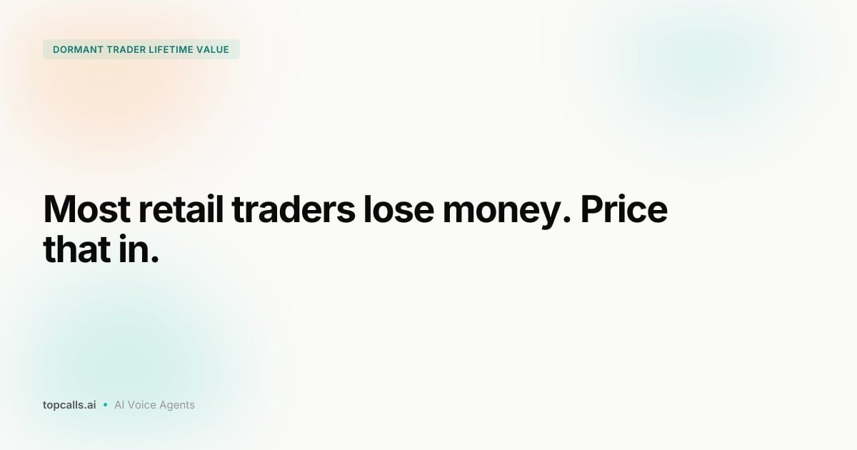 Cover image for Why Trader Lifetime Value Changes Reactivation Economics