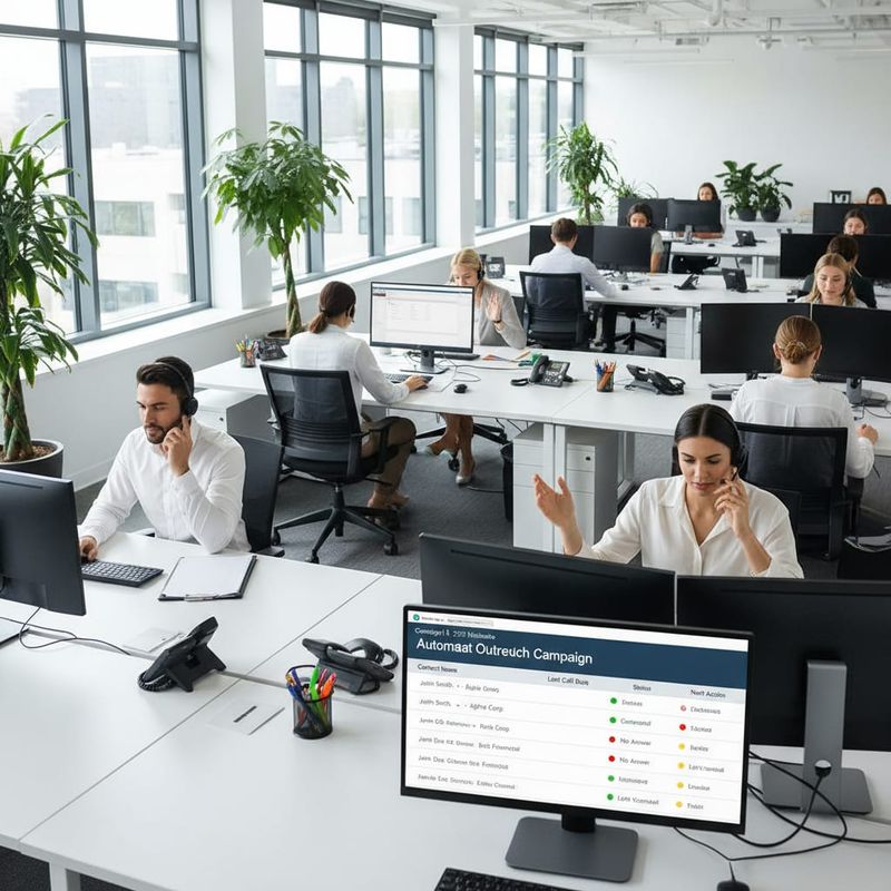 Sales team running automated win-back campaigns for inactive trading users