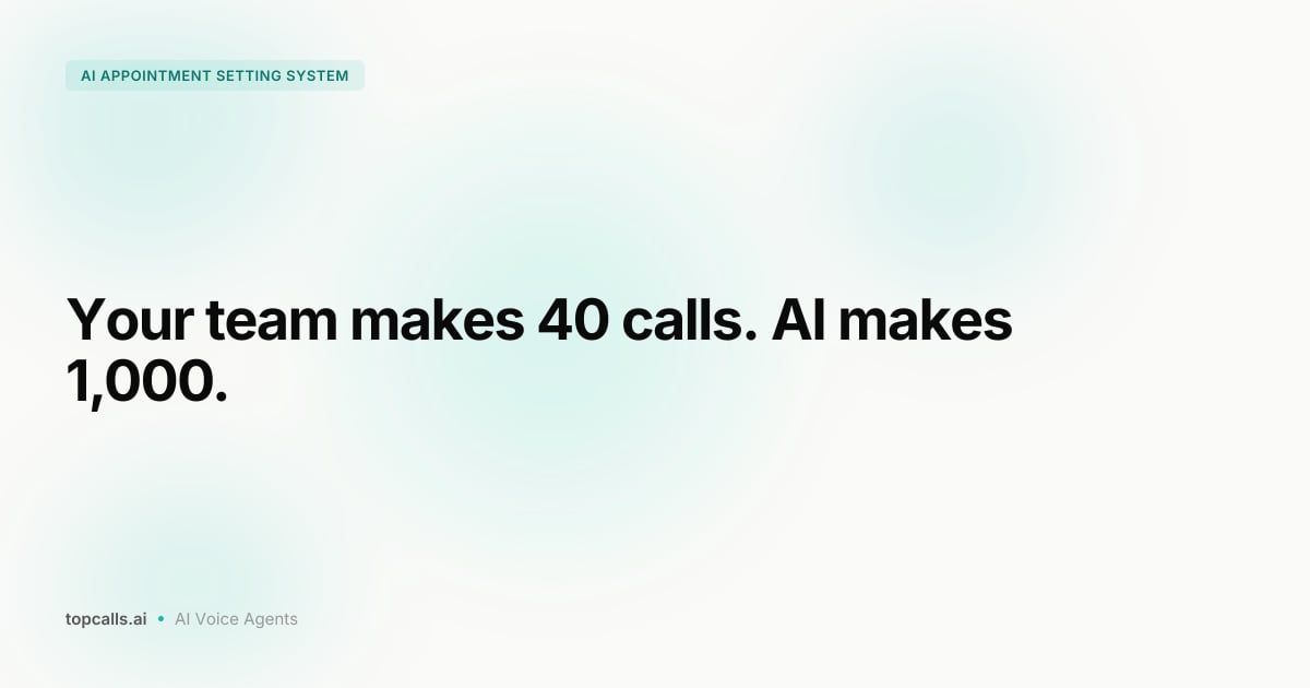 Cover Image for How to Build an AI Appointment Setting System From Scratch
