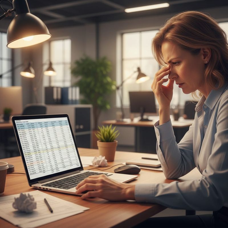 Sales manager reviewing unexpected billing charges from a calling platform