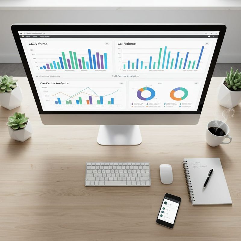 Call analytics dashboard showing AI cold calling performance metrics