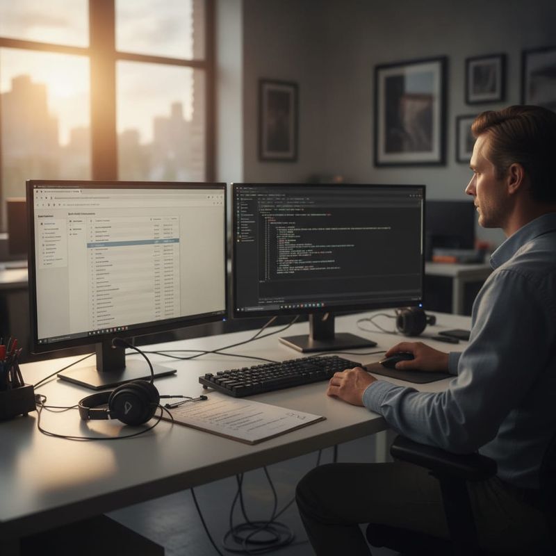 Integration engineer at a brokerage checking a trader reactivation API against a printed checklist
